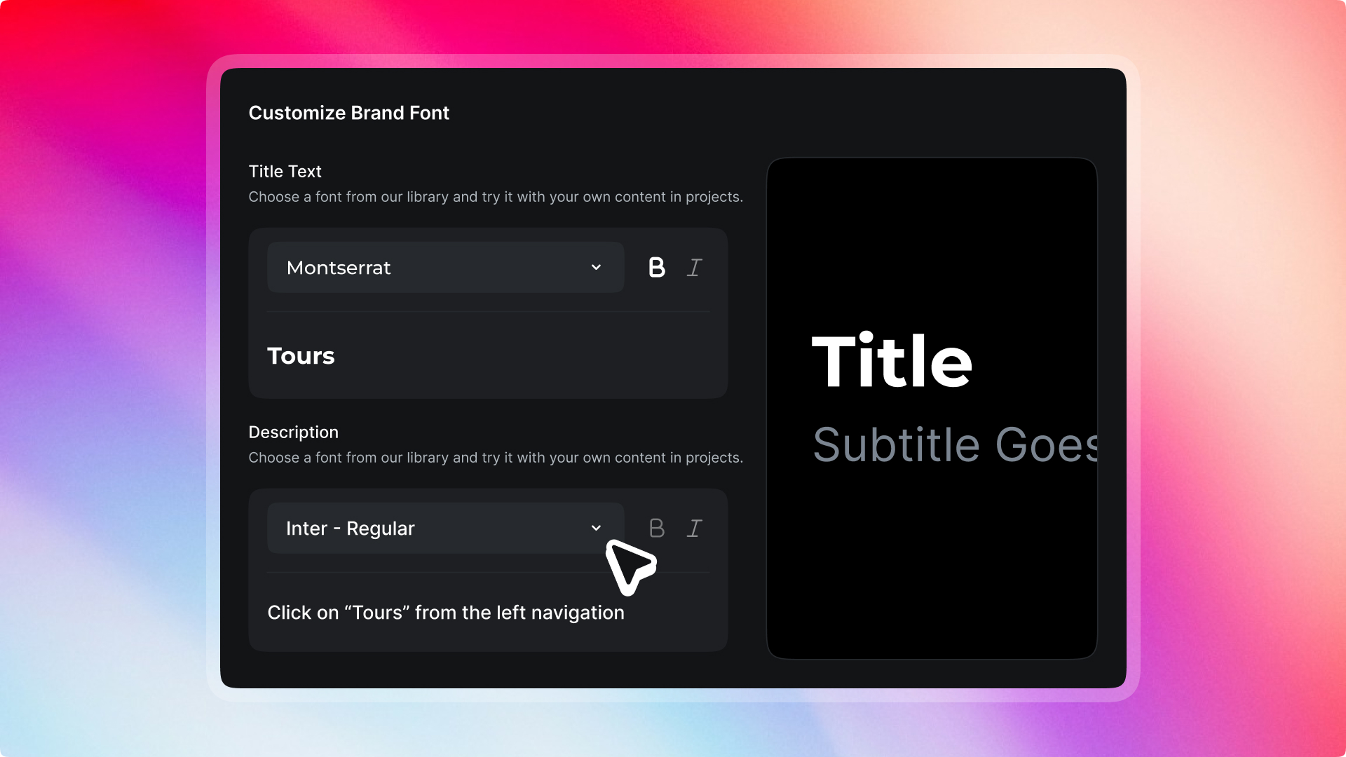 Brand Font