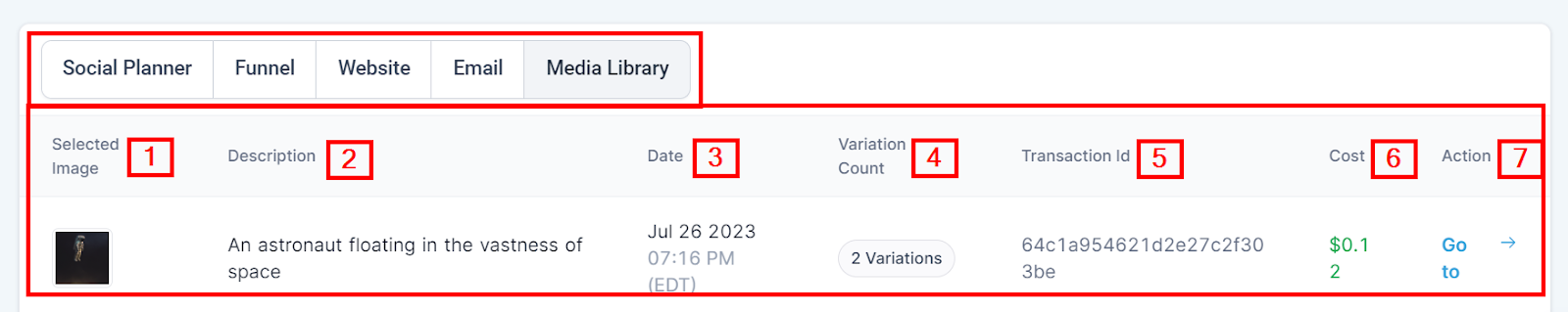 AI content log