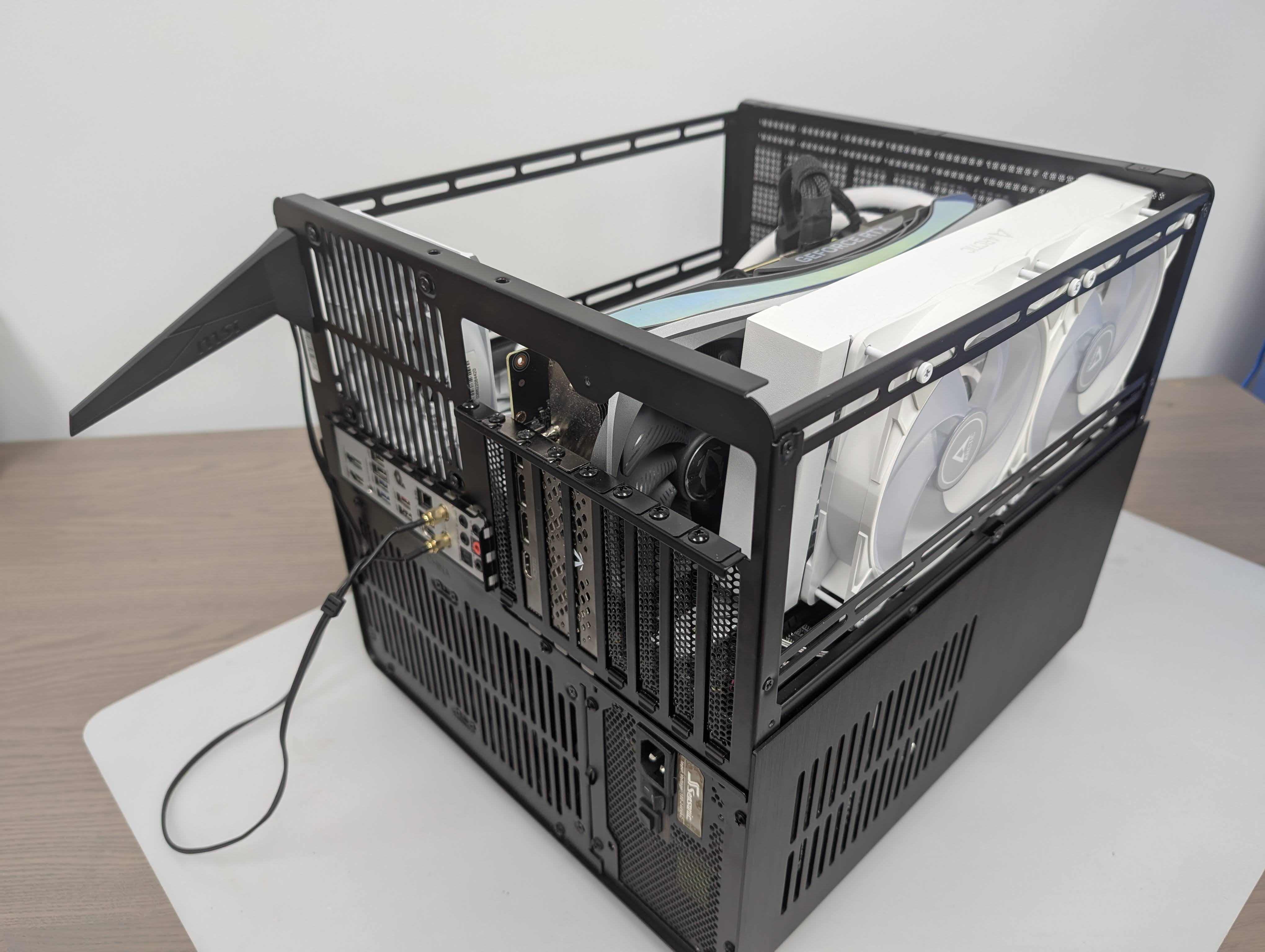 The ventilation through out the case seems to be decently thought out so I cant say I personally have any complains as its not possible to make thisd perfect for everyone. At the lower back section I instlled 2 Thermak Take Fans I has and connected them to the Motherboard Header's and they seem to be doing a great job.
