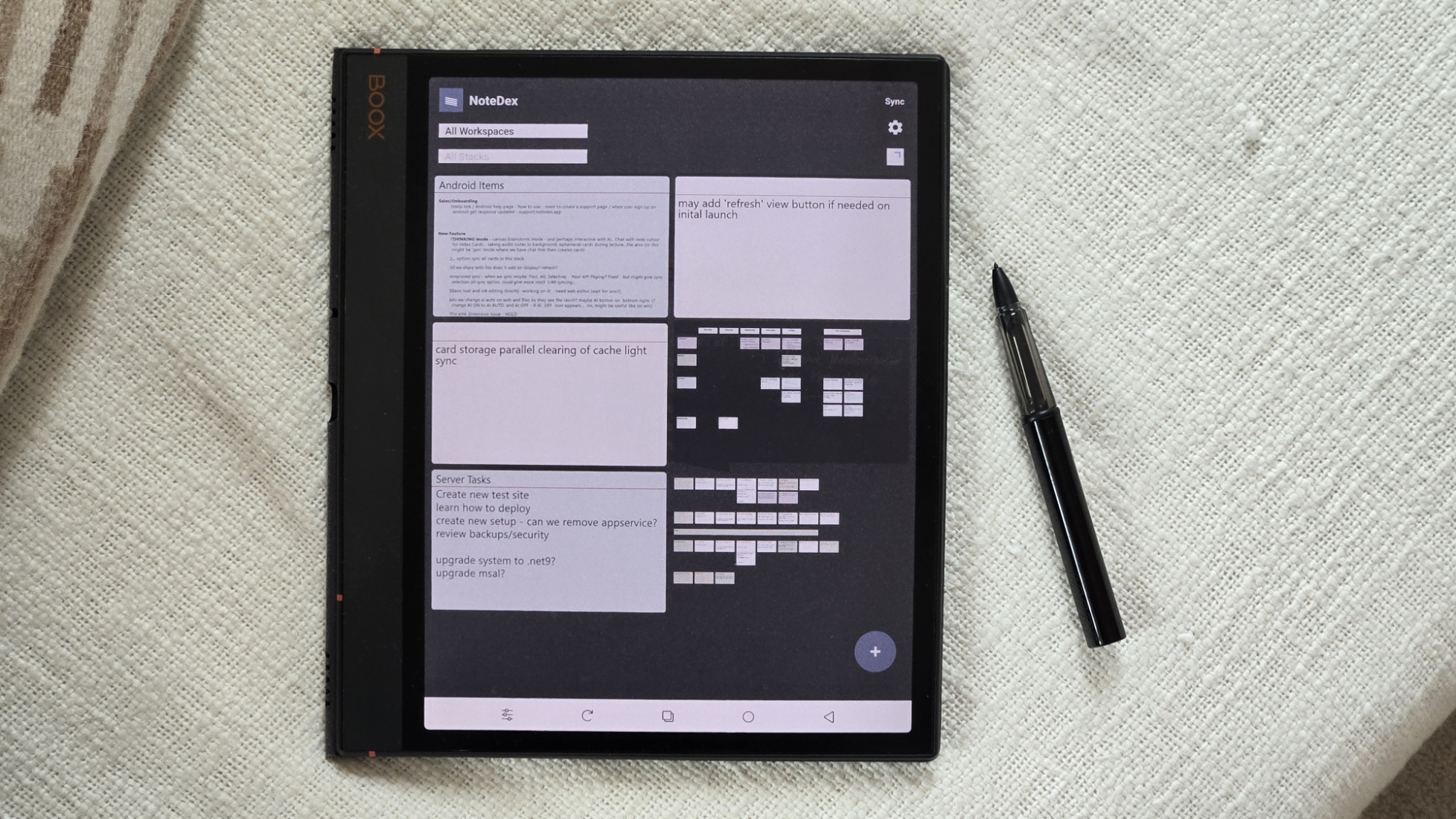 NoteDex on Boox Air 3C - Perfect Pairing!