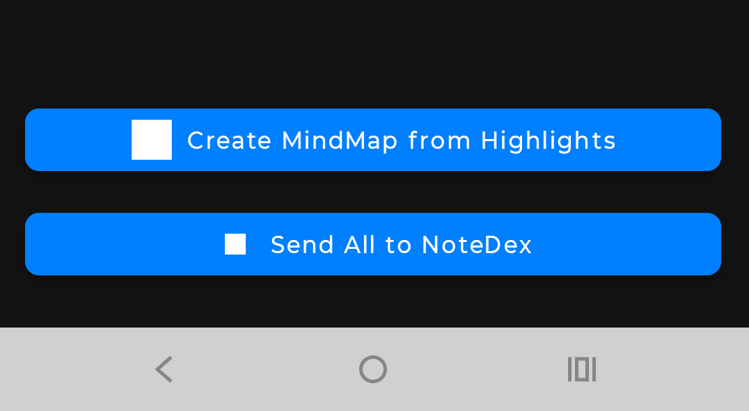 Create NoteDex Canvas 'MindMap' with your notes