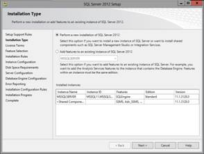 Note: Unless you are familiar with these installed instances – it is best to install a new instance that you can configure as needed.