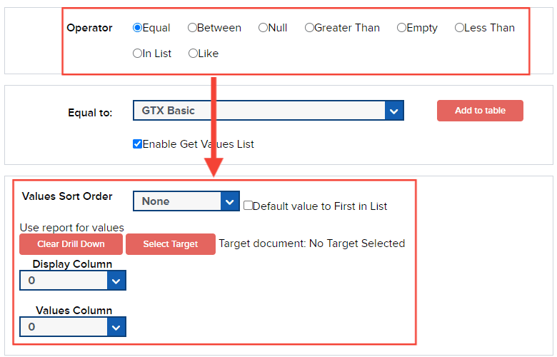 This method can be utilized for any <b>EQUAL </b>filter type when you want the top value to be displayed by default.  