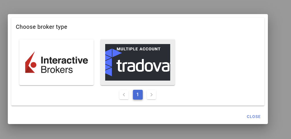 In this example Select Tradovate