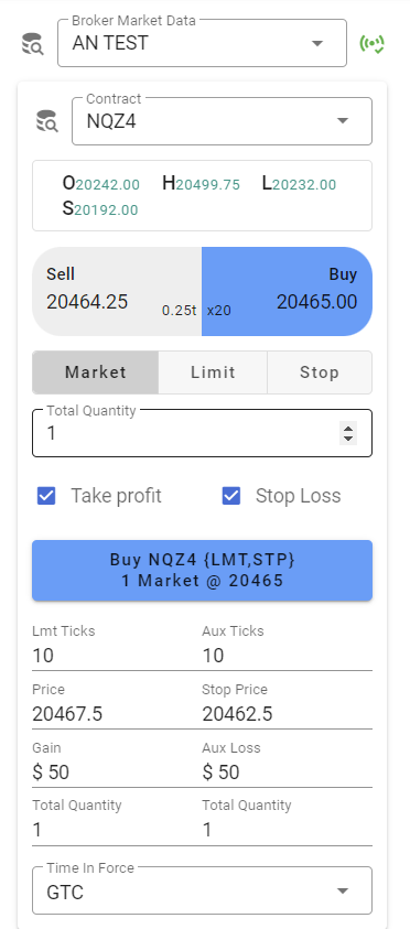 You will now be able to trade on the linked accounts from the Simple Order Ticket module.