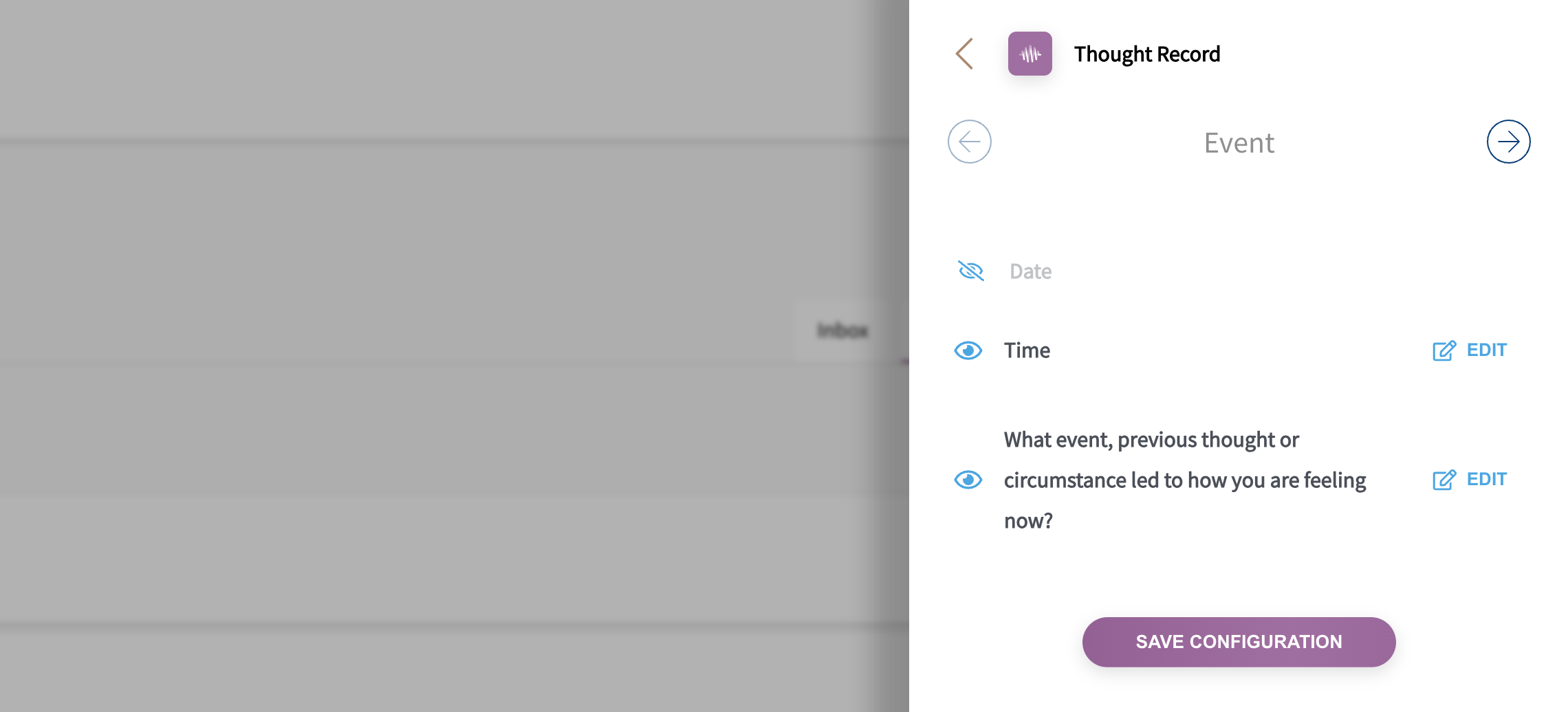 Configure field visbility