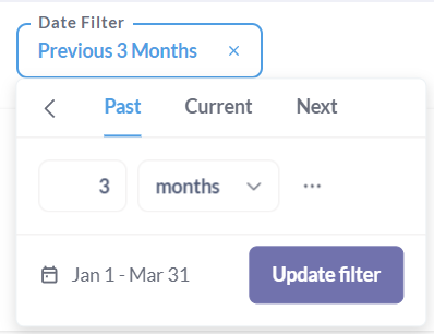 Date Filter on the Pipeline Report