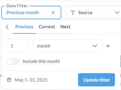 Date Filter