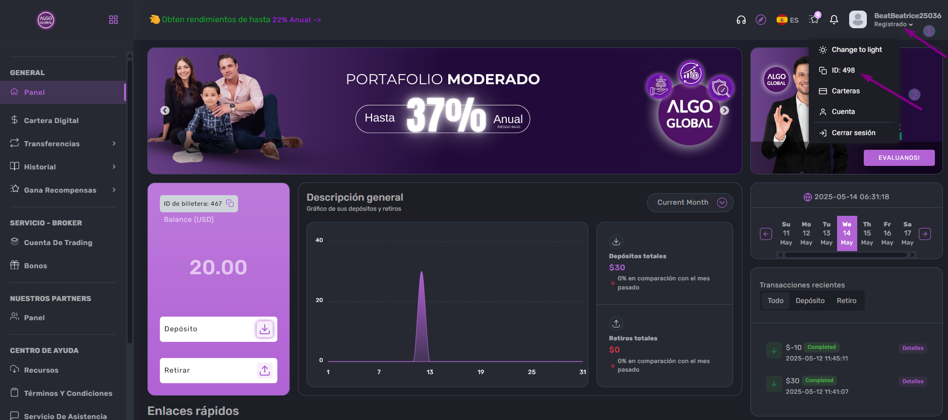 📥 Pídele al destinatario que te envíe ese número tal como aparece, ya que es el que se debe usar para completar correctamente la transferencia P2P.