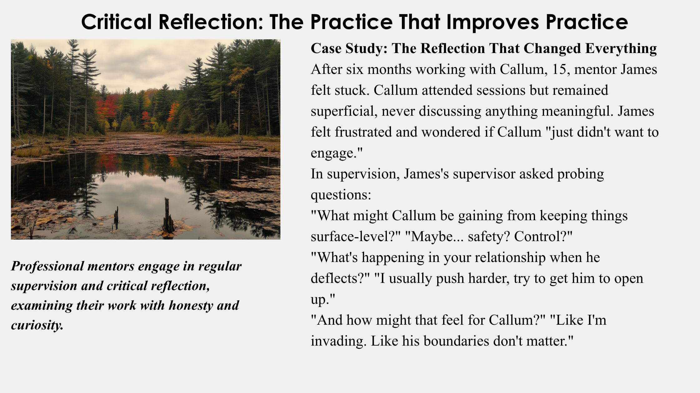 ELEVATING YOUTH MENTORING