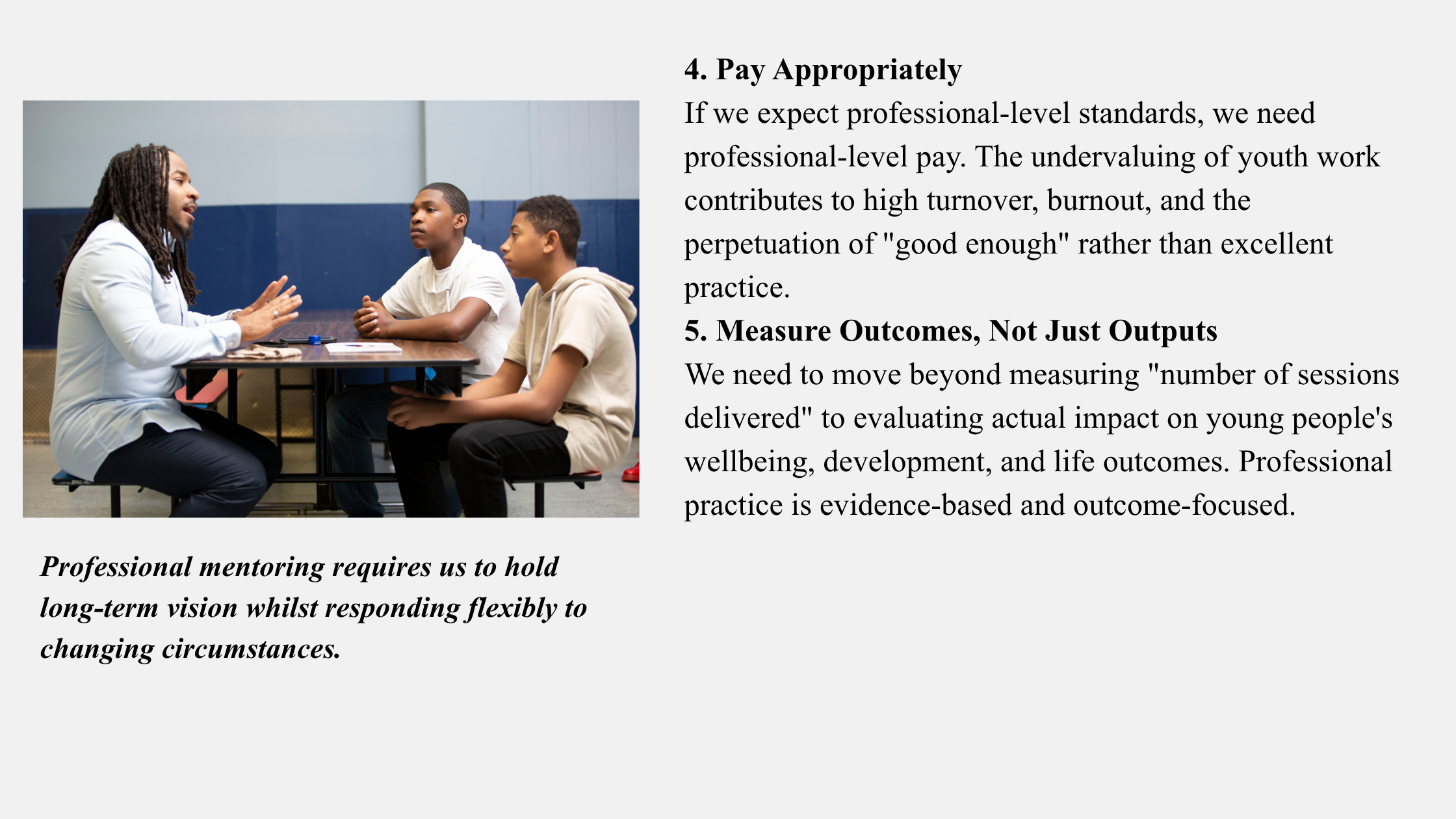 ELEVATING YOUTH MENTORING