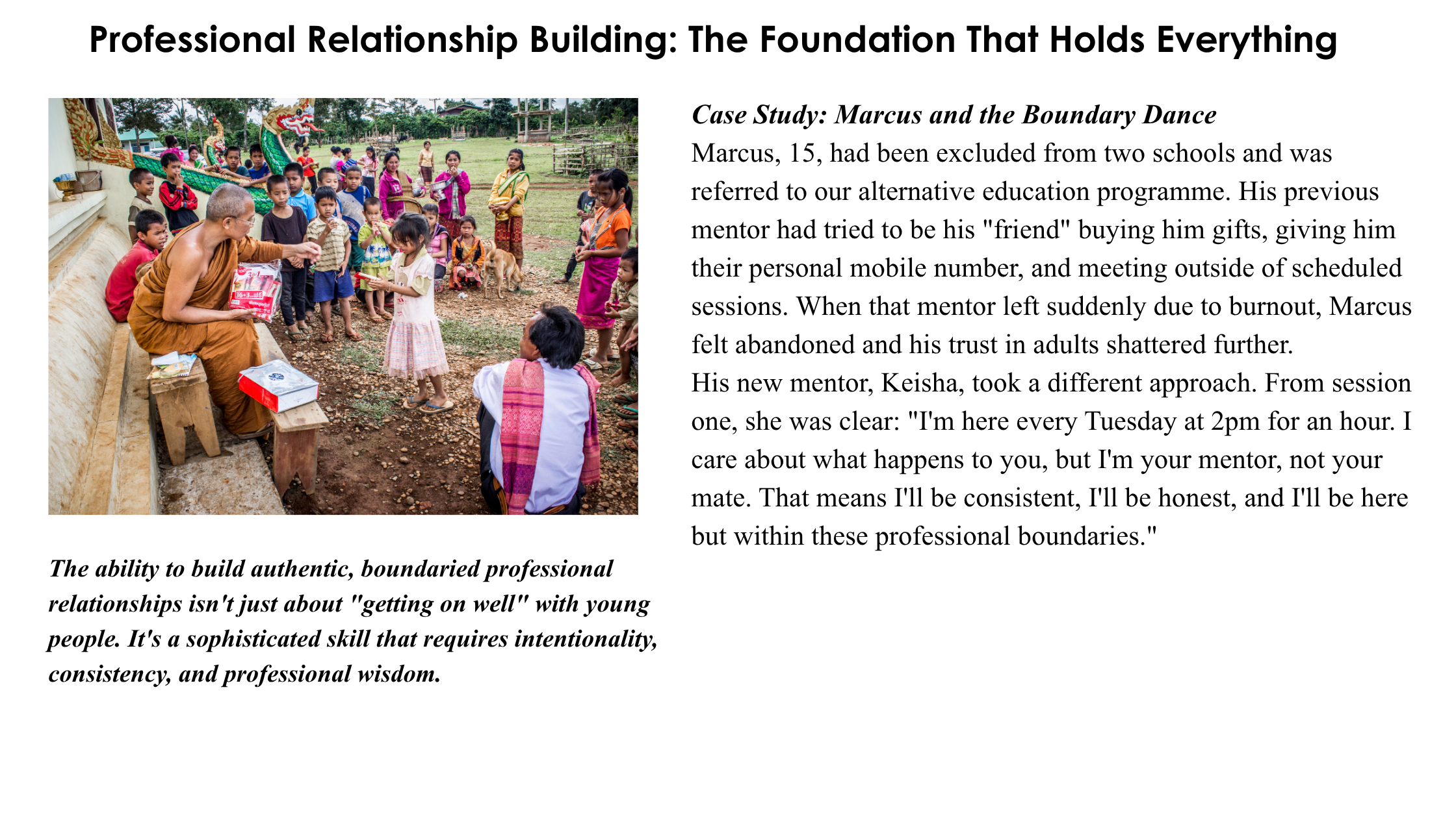 ELEVATING YOUTH MENTORING