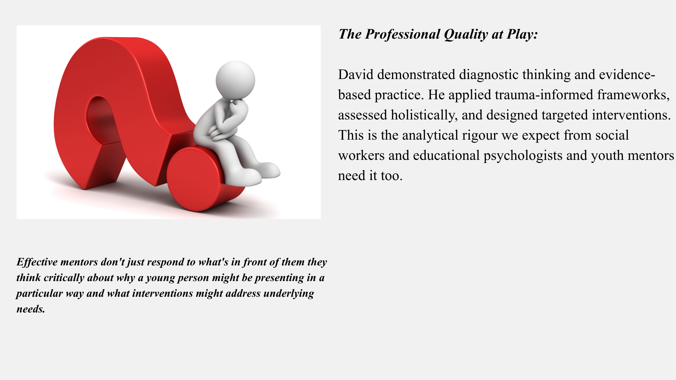 ELEVATING YOUTH MENTORING