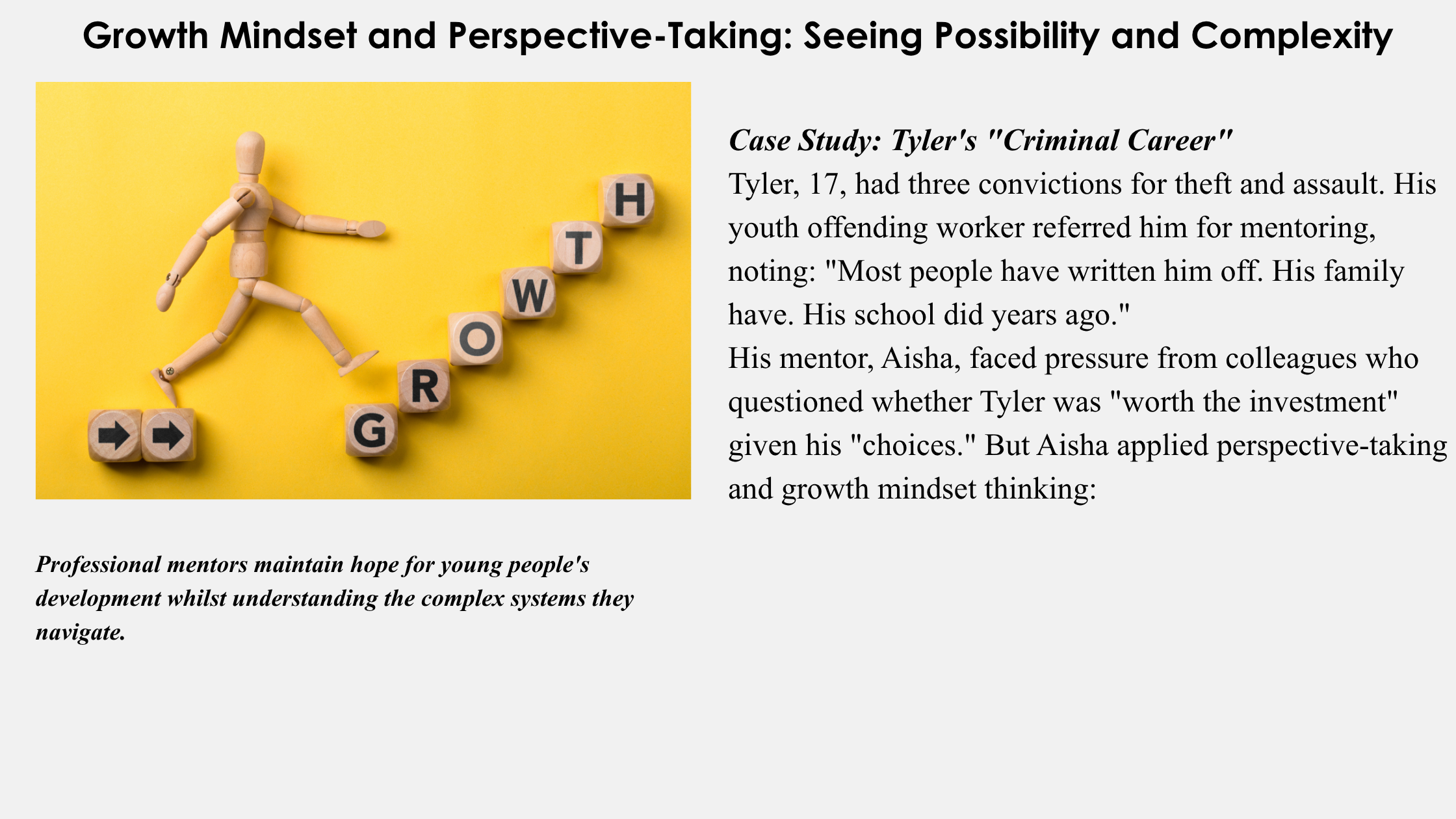 ELEVATING YOUTH MENTORING